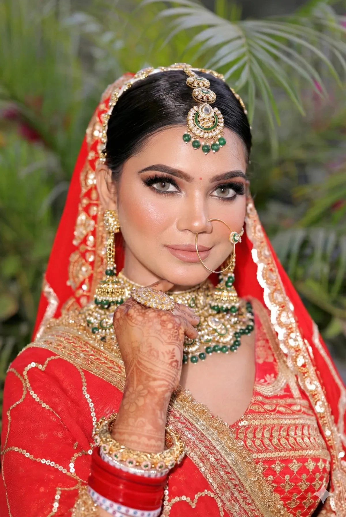 Radiant bridal makeup look by Sakshi in Gurgaon